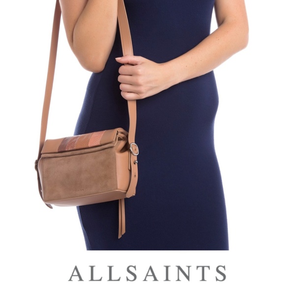 ALLSAINTS Casey Genuine Snakeskin Crossbody Bag - Picture 3 of 8